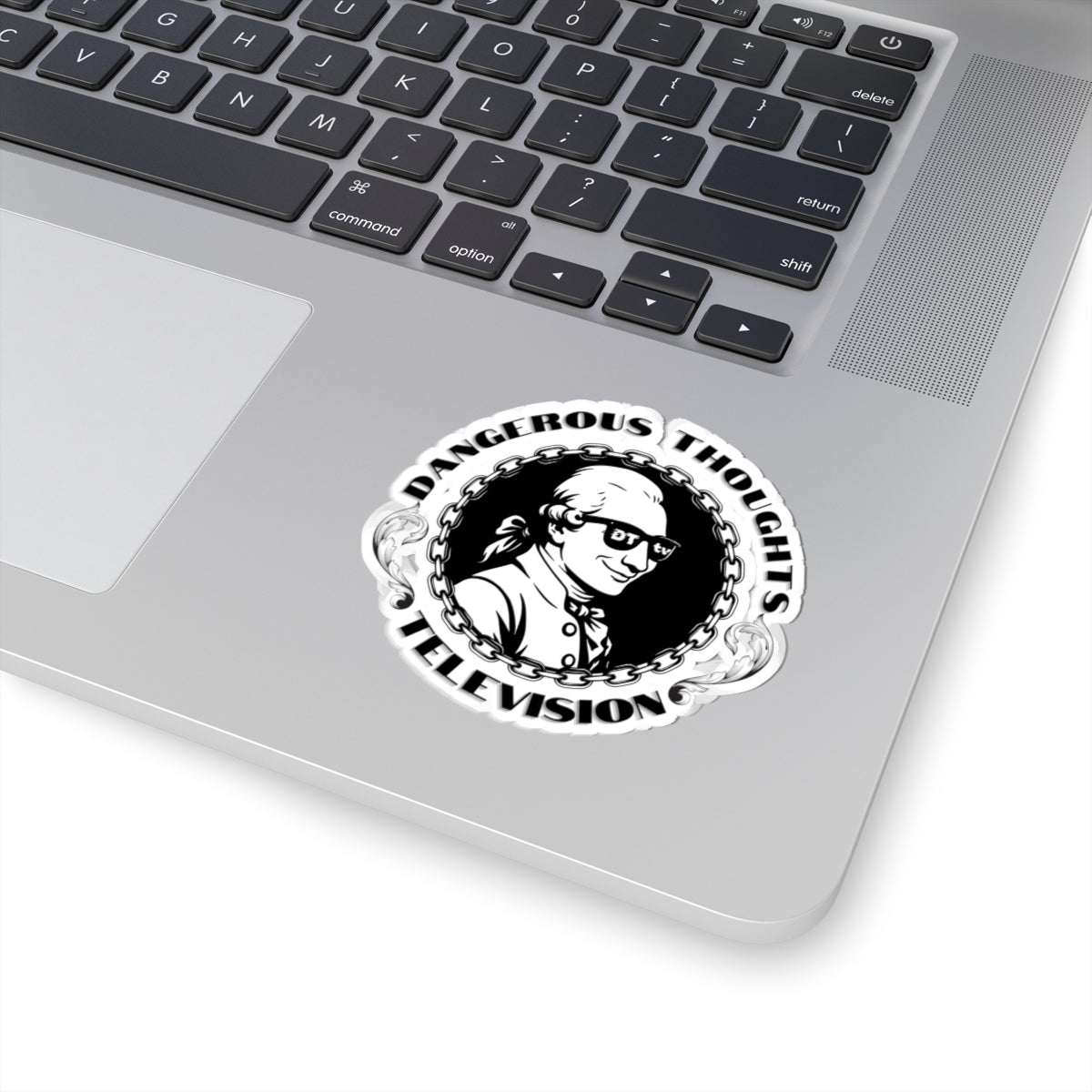 Dangerous Thoughts Kiss-Cut Stickers - Unique Vintage Design for Creative Minds